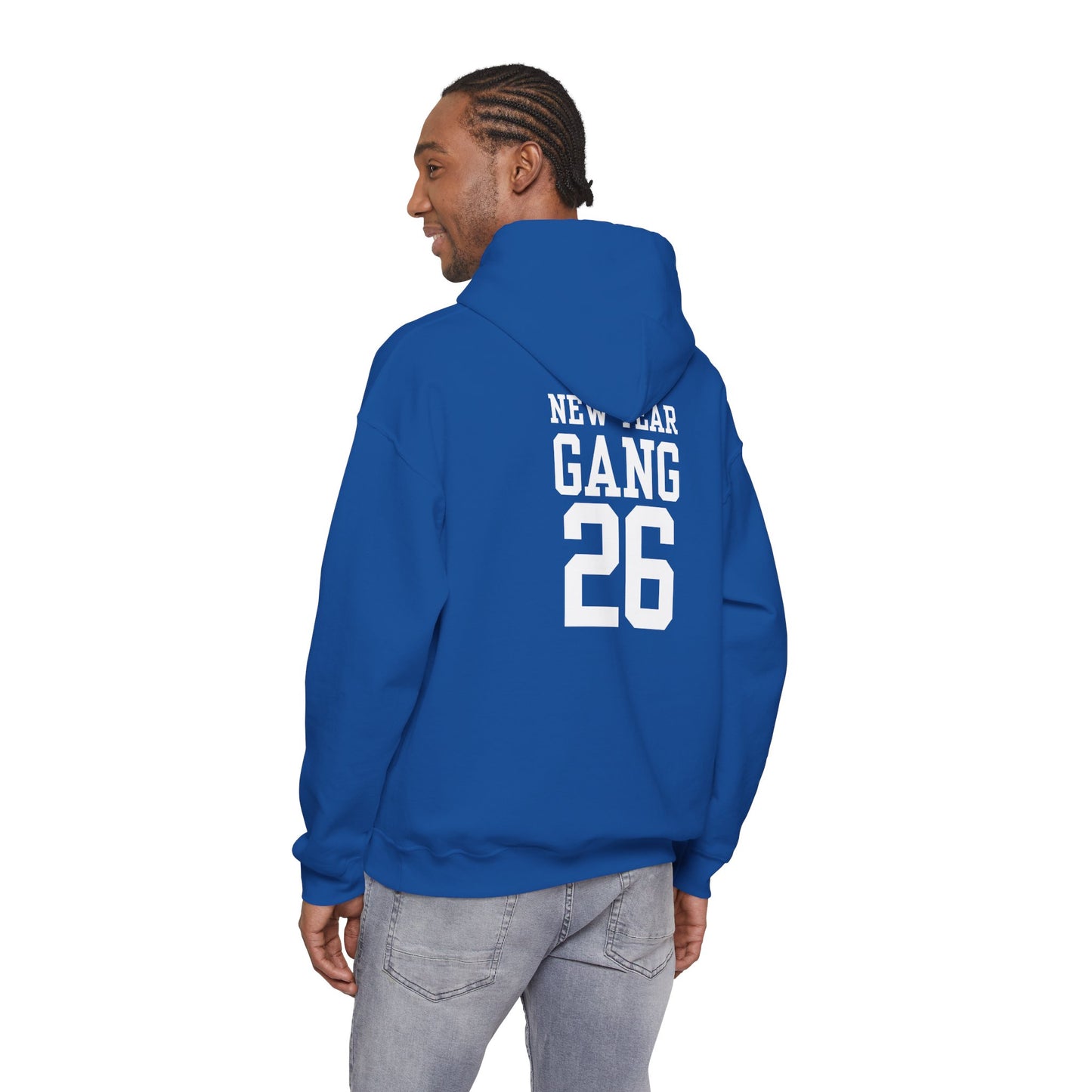 New Year Gang 26 Hoodie — Varsity Style Graphic Pullover