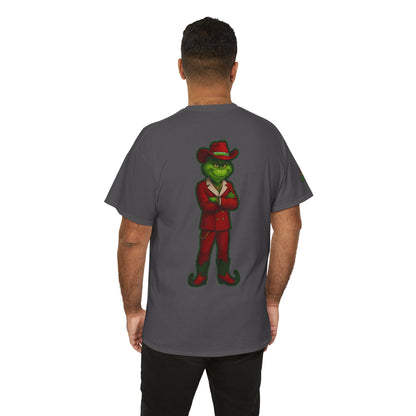 Grinch Inspired in Red Suit Tee — "Nah, I’m Money" Christmas Graphic T-Shirt