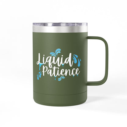 Liquid Patience Coffee Mug Tumbler | Perfect Gift for Coffee Lovers, Inspirational Drinkware, Home Office Accessory, Relaxation Gift, [...]