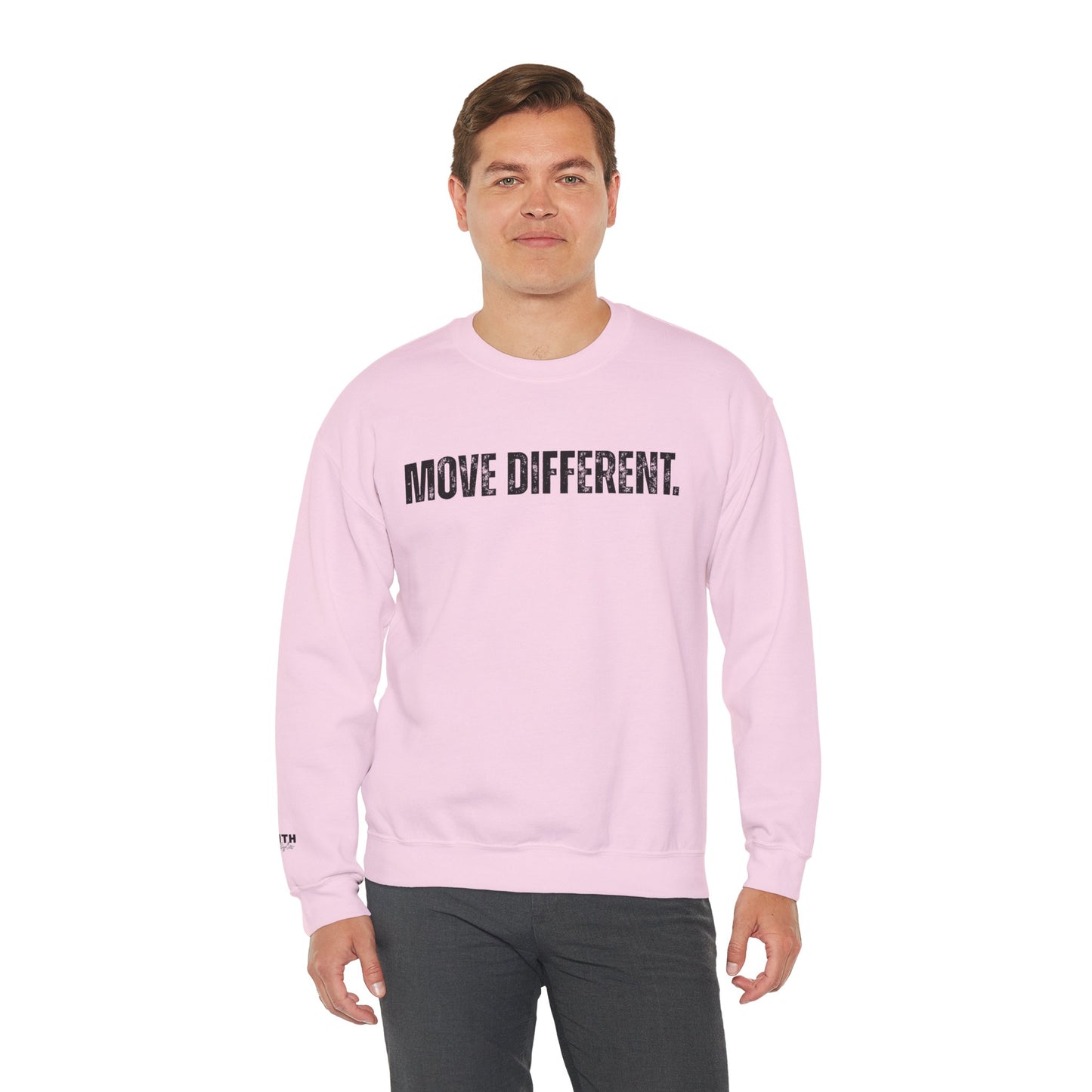 MOVE DIFFERENT. Unisex Crewneck Sweatshirt | Faith Styles®