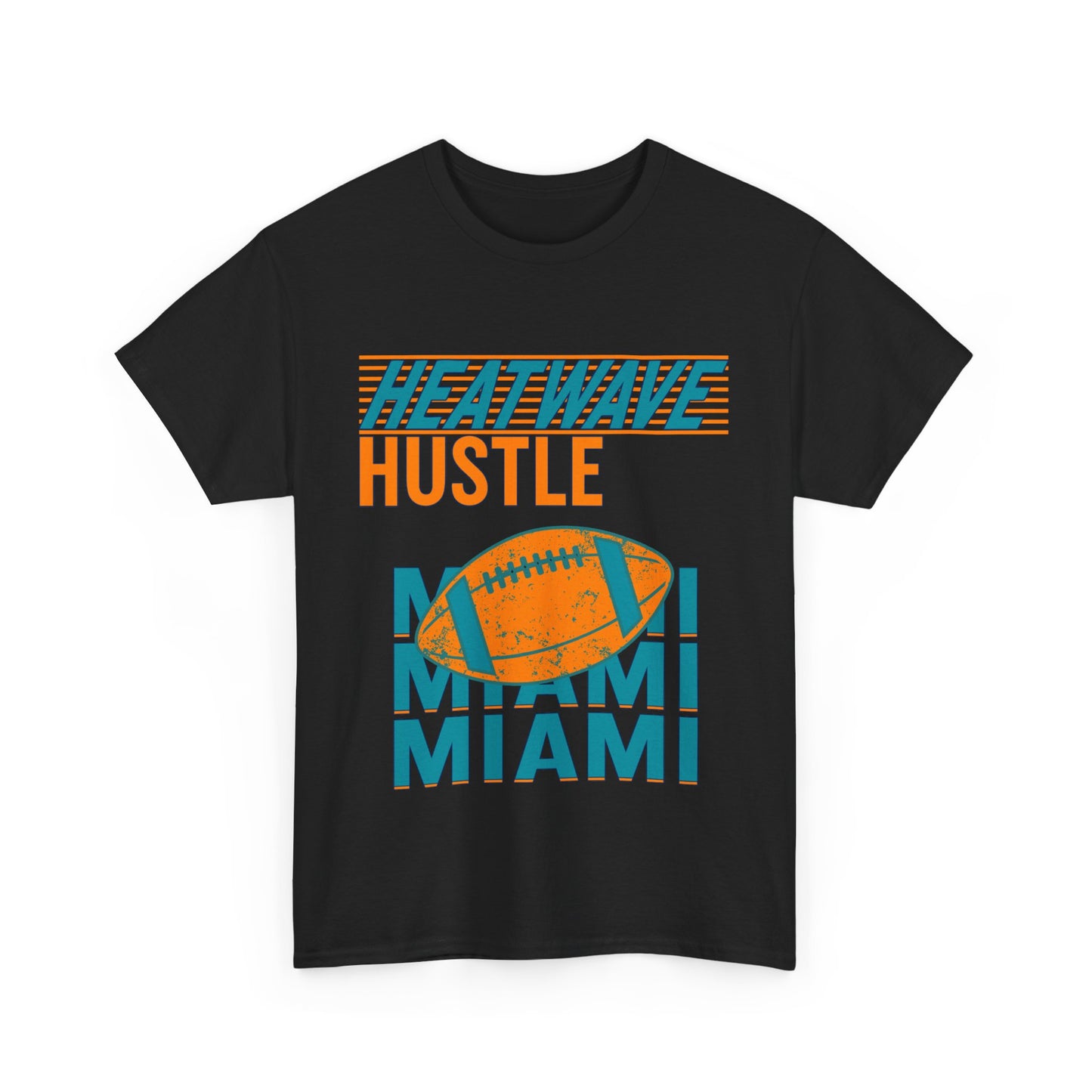 Miami Heatwave Hustle Male Heavy Cotton Tee, Sportswear, Football Shirt, [...]