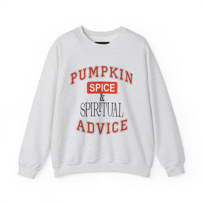 Cozy Pumpkin Spice Sweatshirt, Fall Sweatshirt, Spiritual Advice Crewneck, Autumn Fashion, Thanksgiving Gift, Unisex Sweater