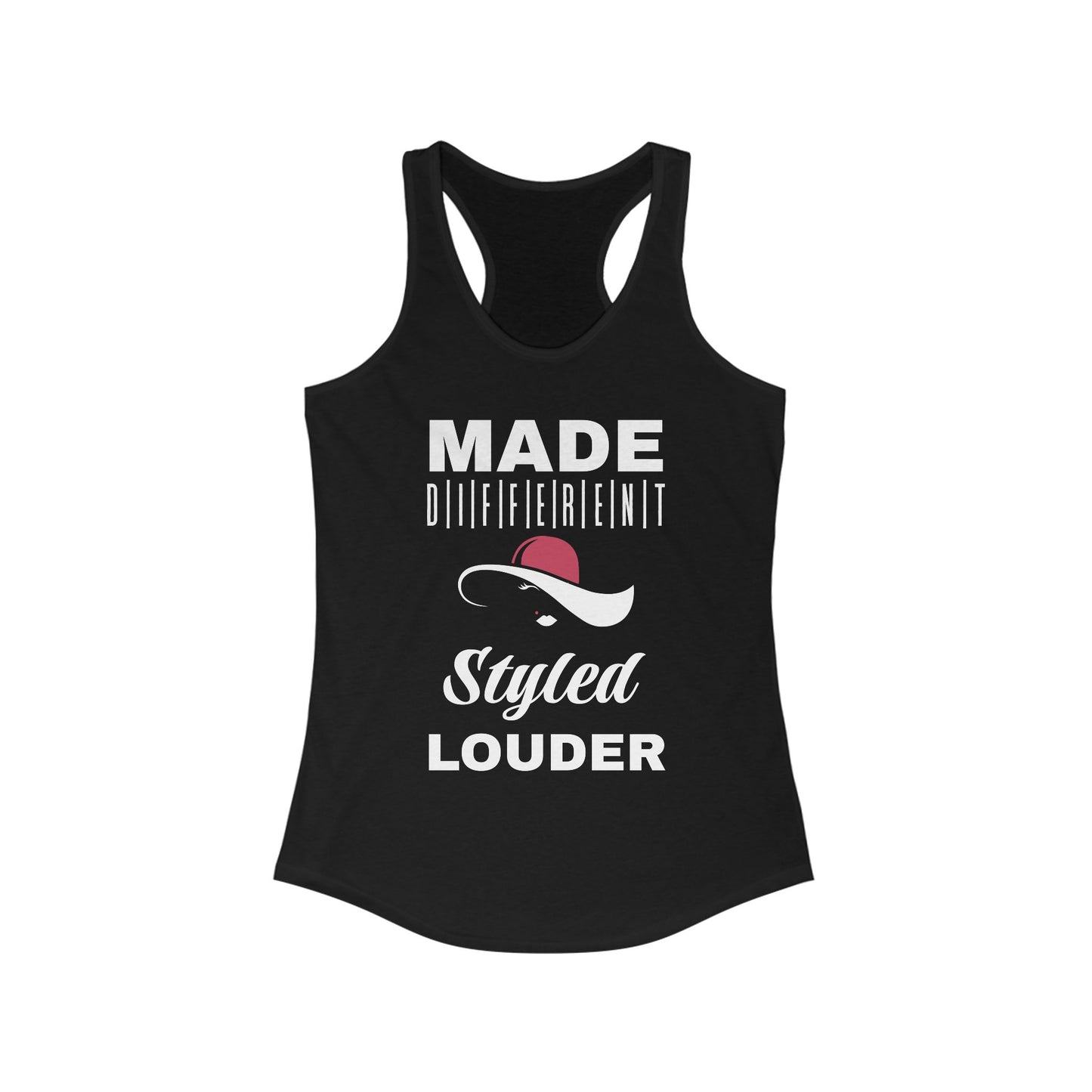 Women's Motivational Racerback Tank, Positive Vibes Shirt, Workout Top, Gym Apparel, Gift for Her