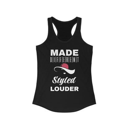 Women's Motivational Racerback Tank, Positive Vibes Shirt, Workout Top, Gym Apparel, Gift for Her