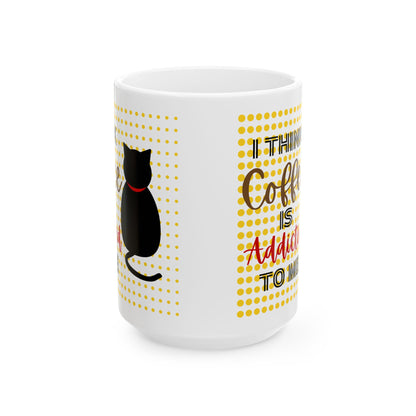 FaithStyles  Ceramic Mug – "Addicted" Green 11oz & 15oz