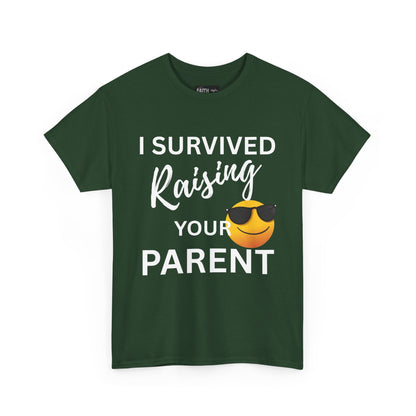 Funny Parent Survival Unisex T-Shirt | Gift for New Parents | Parenting Humor Tee | Casual Wear | Holiday Gift Idea