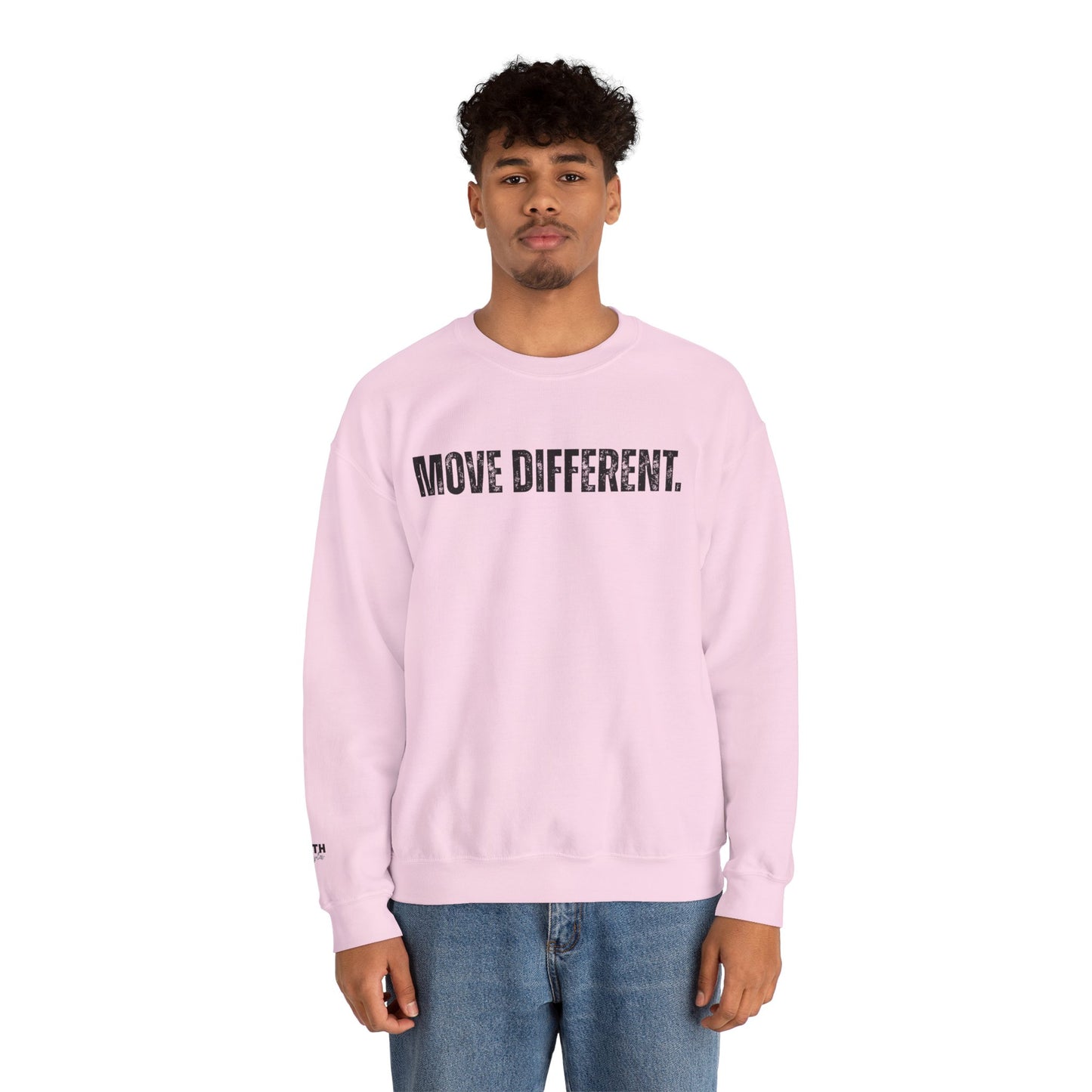MOVE DIFFERENT. Unisex Crewneck Sweatshirt | Faith Styles®