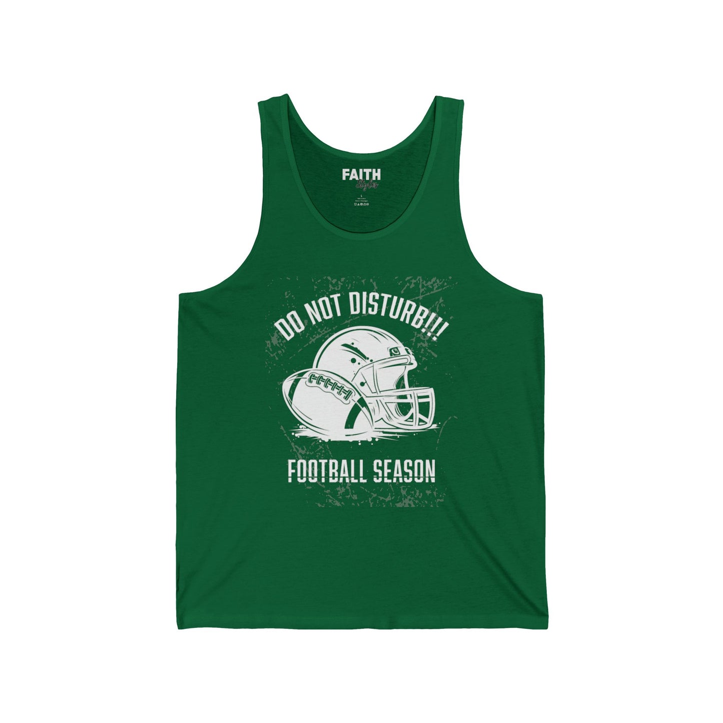 Football Season Unisex Tank Top, Graphic Tee for Fans, Summer Style, Sportswear for Game Days, Relaxed Fit Shirt