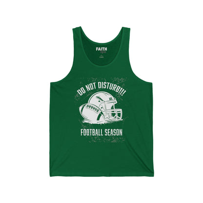 Football Season Unisex Tank Top, Graphic Tee for Fans, Summer Style, Sportswear for Game Days, Relaxed Fit Shirt