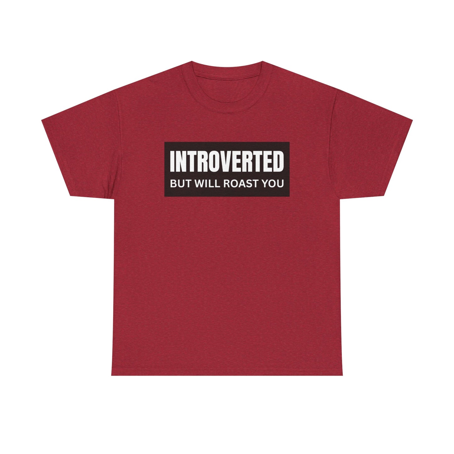 Introverted But Will Roast You Male Tee, Funny T-Shirt for Introverts, Perfect Gift for Friends, Humorous Apparel, Great for Casual [...]