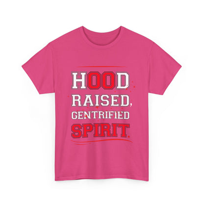 Hood Raised Spirit Unisex Heavy Cotton Tee - Empowering Streetwear