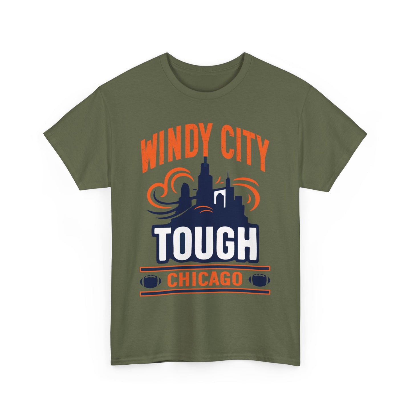 Windy City Tough Tee, Chicago Shirt, Male Cotton T-Shirt, Gifts for [...]