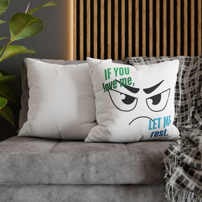 Humorous Pillowcase, Funny Home Decor, Gift for Couples, Bedroom Accent, Rest & Relaxation