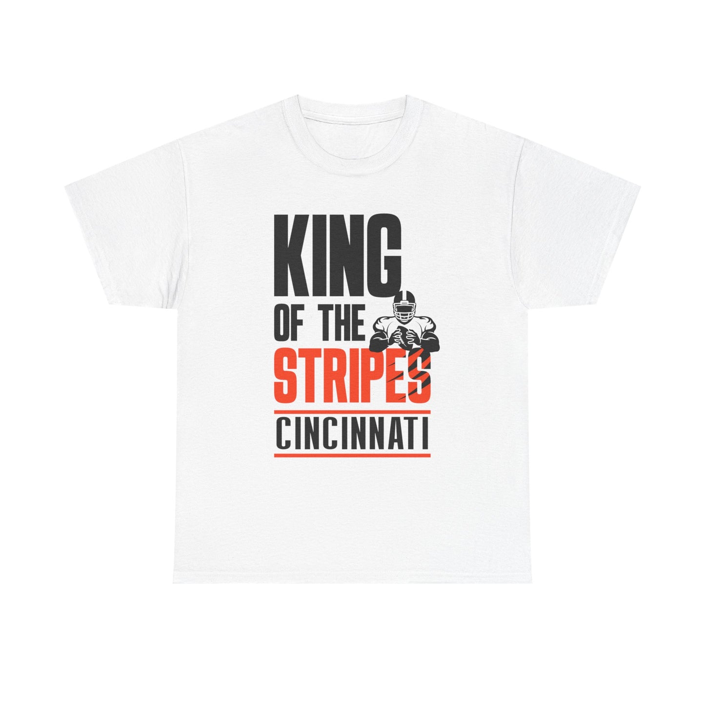 Cincinnati King of the Stripes Tee, Casual Graphic Tee, Male Cotton [...]