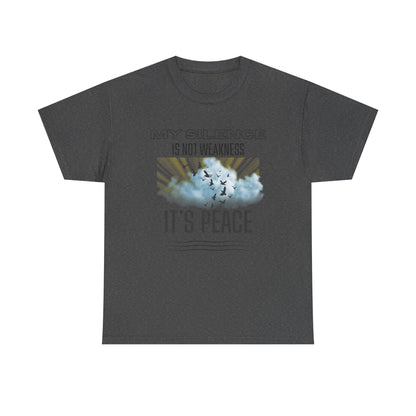 Inspirational Male Graphic Tee, Motivational Shirt, Casual Wear, Gifts for Friends, Peaceful Message, Everyday Comfort