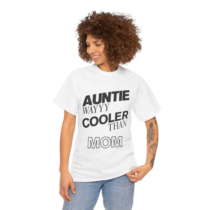 Cool Aunt Unisex Tee - Perfect Gift for Auntie, Family Gatherings, Fun Casual Wear, Birthday Celebration, Mother's Day