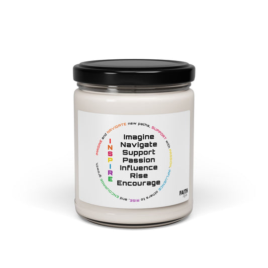 FaithStyles "INSPIRE" Scented Soy Candle, 9oz
