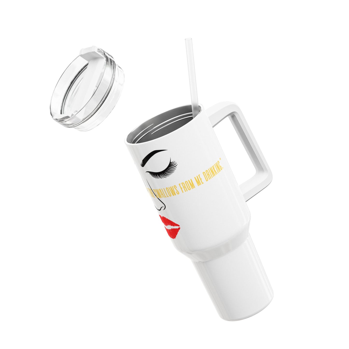 Chic 40oz Tumbler, Stylish Drink Container, Perfect for Gifts, Travel Companion, Summer Essentials, Sassy Quote Inspired