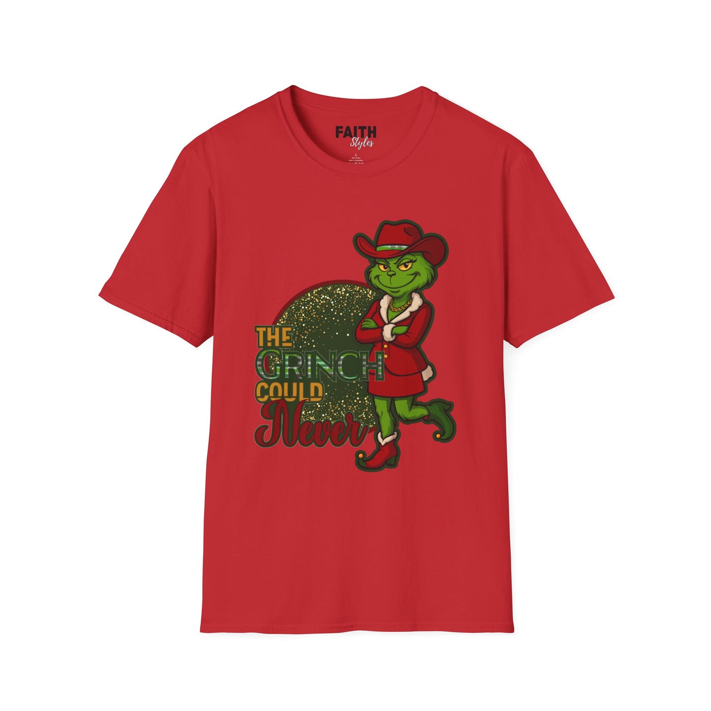 Grinch Inspired Women's Christmas T-Shirt – "The Grinch Could Never" Festive Holiday Tee