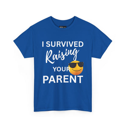 Funny Parent Survival Unisex T-Shirt | Gift for New Parents | Parenting Humor Tee | Casual Wear | Holiday Gift Idea