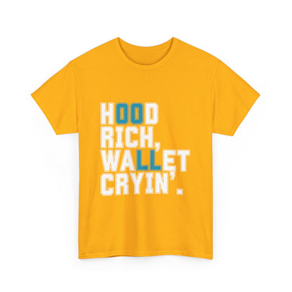 Trendy Unisex Heavy Cotton T-shirt with Playful Design - Perfect for Casual Wear & Gifts
