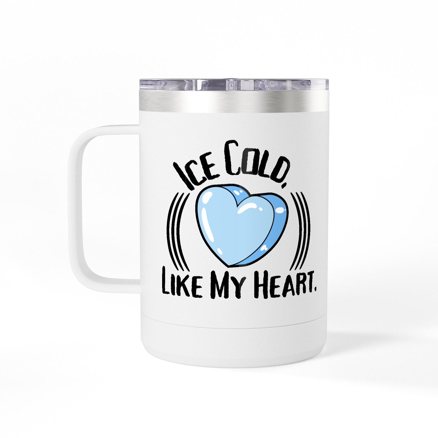 Ice Cold Mug: Heartfelt Coffee Tumbler, Perfect Gift for Friends, Fun Drinkware for Birthdays, Cheerful Kitchen Decor, Unique Cup for [...]