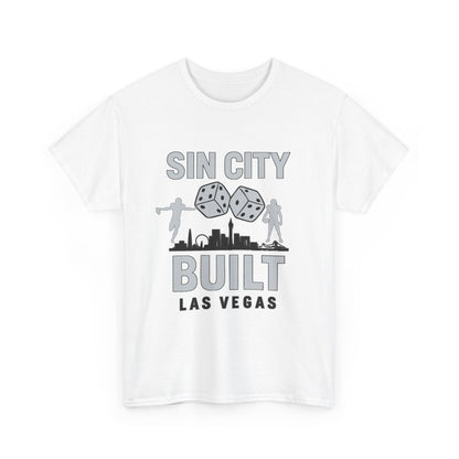 Las Vegas Built Tee, Male Cotton T-Shirt, Sin City Apparel, Casino Lover [...]