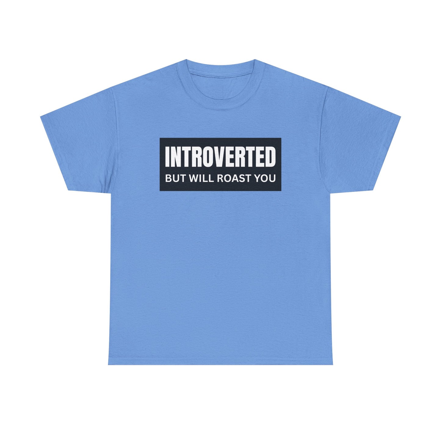 Introverted But Will Roast You Male Tee, Funny T-Shirt for Introverts, Perfect Gift for Friends, Humorous Apparel, Great for Casual [...]