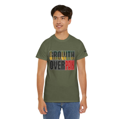 FaithStyles Growth Over Pain T‑Shirt — Motivational Graphic Tee