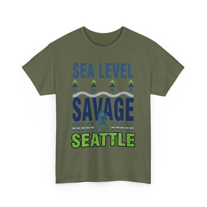 Seattle Savage Cotton Tee, Male Graphic T-Shirt, Casual Wear, Gift for [...]