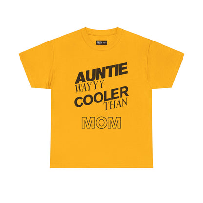 Cool Aunt Unisex Tee - Perfect Gift for Auntie, Family Gatherings, Fun Casual Wear, Birthday Celebration, Mother's Day