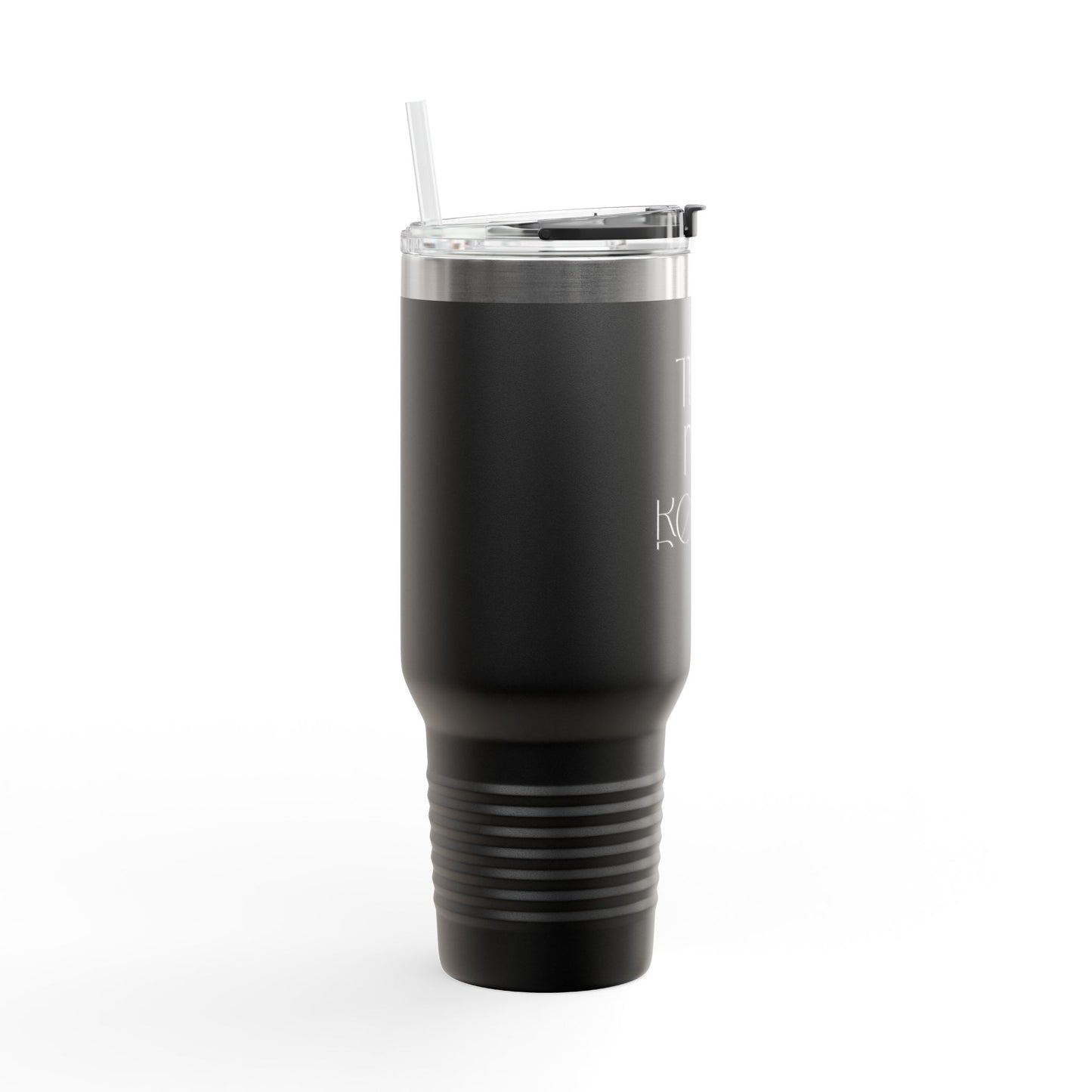 FaithStyles “Trap. Nap. Repeat.” Insulated Travel Tumbler – Stainless Steel Mug with Straw