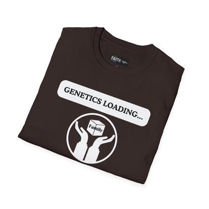 Genetics Loading T-Shirt, Funny Genetics Tee, Gift for Science Lovers, Unisex Humor Shirt, Casual Wear for Every Occasion
