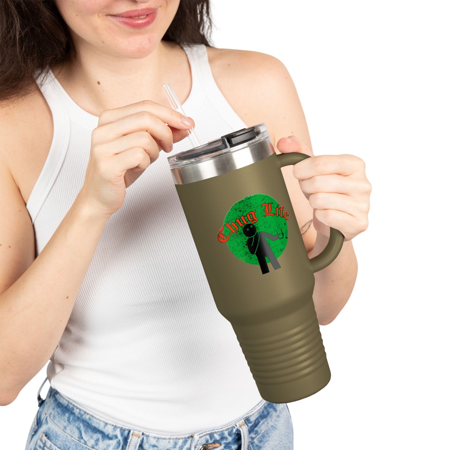 Thug Life Insulated Travel Mug | 40oz, Eco-Friendly Drinkware, Travel Cup, Coffee Mug, Gift for Him, Unique Beverage Container, Party [...]
