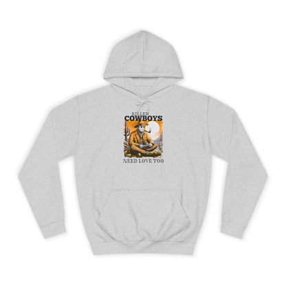 Unisex College Hoodie, Killer Cowboys