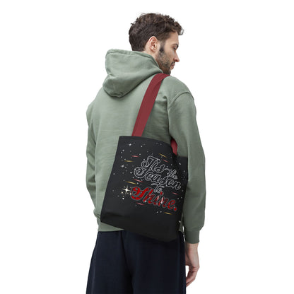 Holiday Tote Bag — 'Tis the Season to Shine Christmas Shopper Tote