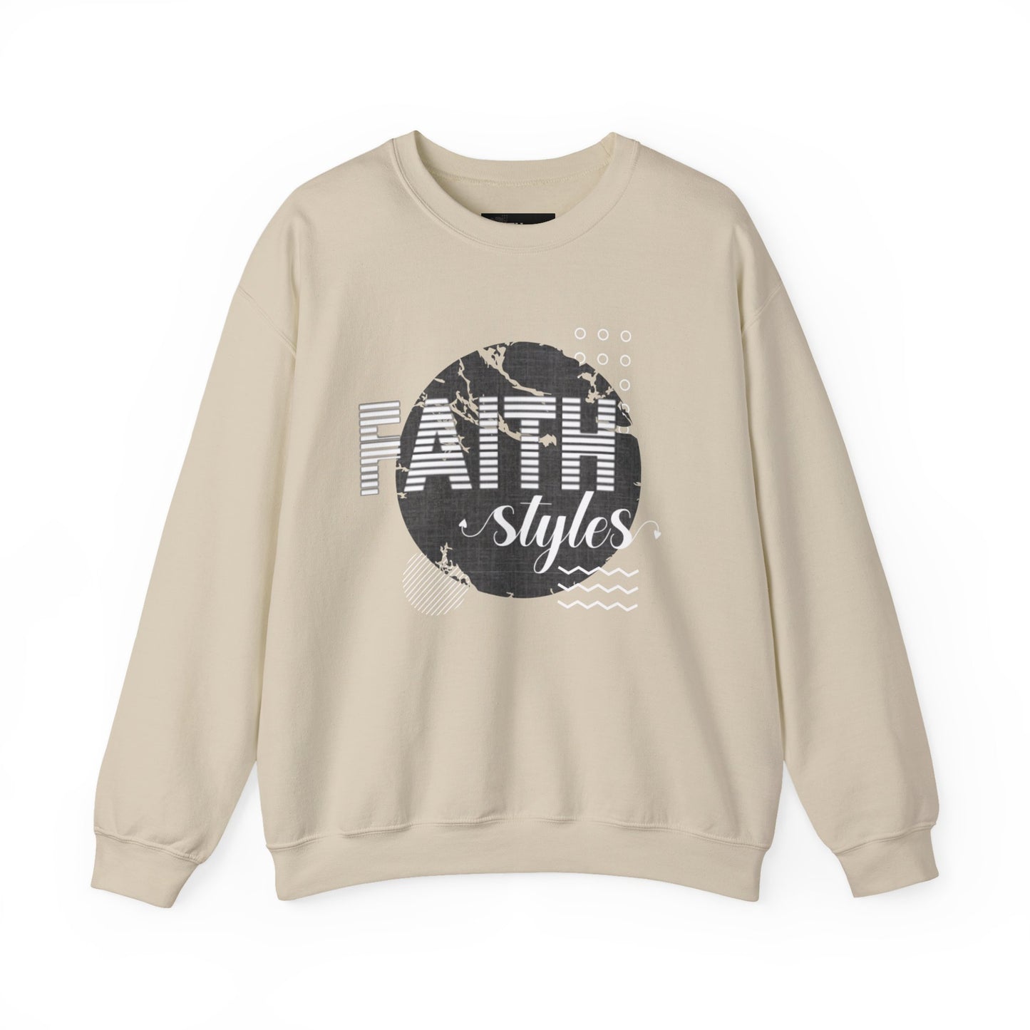 Faith Styles Unisex Heavy Blend™ Crewneck Sweatshirt - Cozy Spiritual Apparel for Everyday Wear, Gift for Friends, Comfort