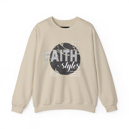 Faith Styles Unisex Heavy Blend™ Crewneck Sweatshirt - Cozy Spiritual Apparel for Everyday Wear, Gift for Friends, Comfort