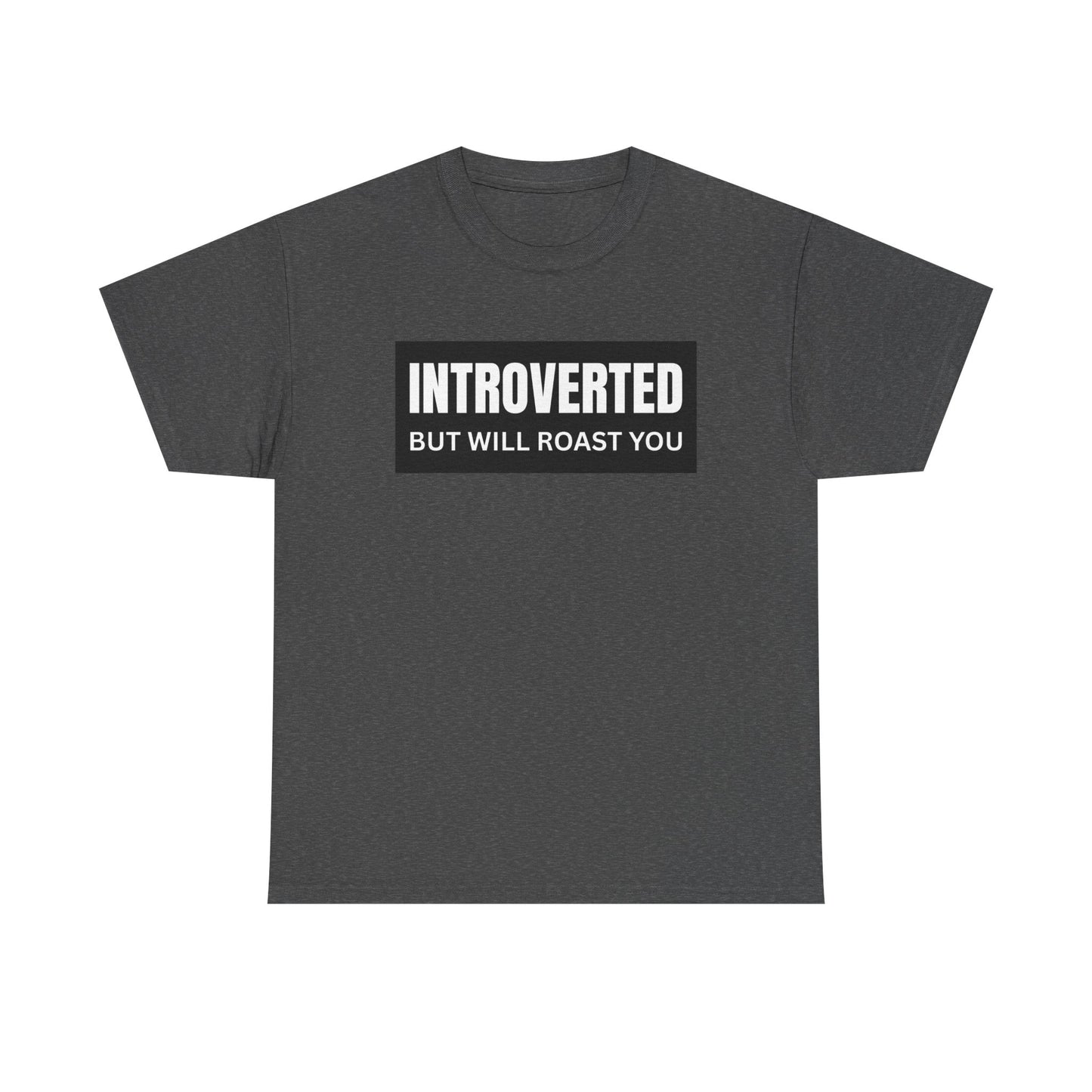 Introverted But Will Roast You Male Tee, Funny T-Shirt for Introverts, Perfect Gift for Friends, Humorous Apparel, Great for Casual [...]