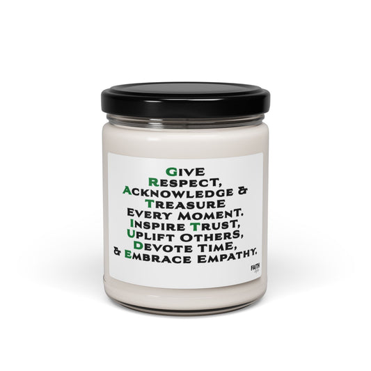 FaithStyles "GRATITUDE" Scented Soy Candle, 9oz