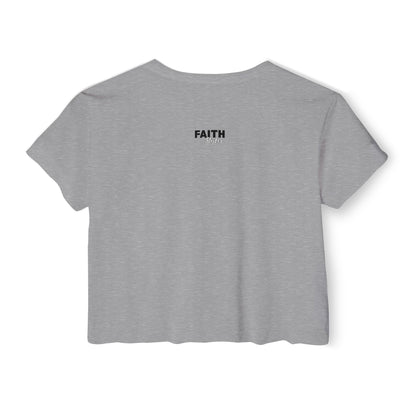 FaithStyles Bad Bitch Society Crop Top — Women's Festival Graphic Tee