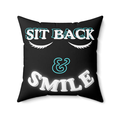 Relaxing Quote Pillow, Cozy Home Decor, Inspirational Cushion, Gift for Friends, Living Room Accent, Motivational Throw Pillow