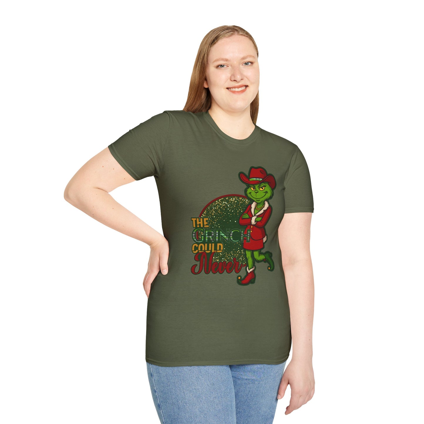 Grinch Inspired Women's Christmas T-Shirt – "The Grinch Could Never" Festive Holiday Tee