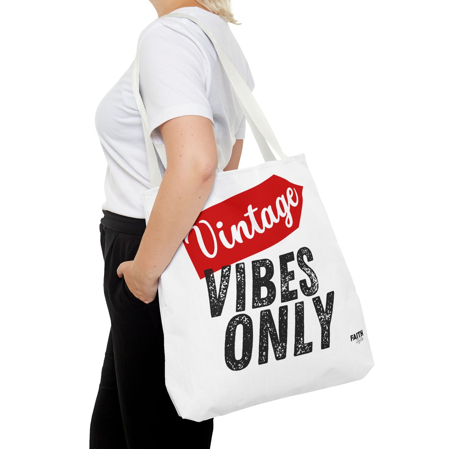 FaithStyles Vintage Vibes Only Tote Bag
