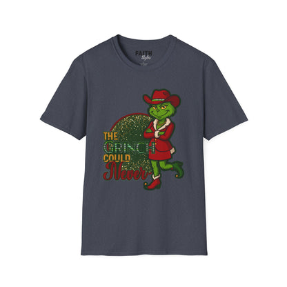 Grinch Inspired Women's Christmas T-Shirt – "The Grinch Could Never" Festive Holiday Tee