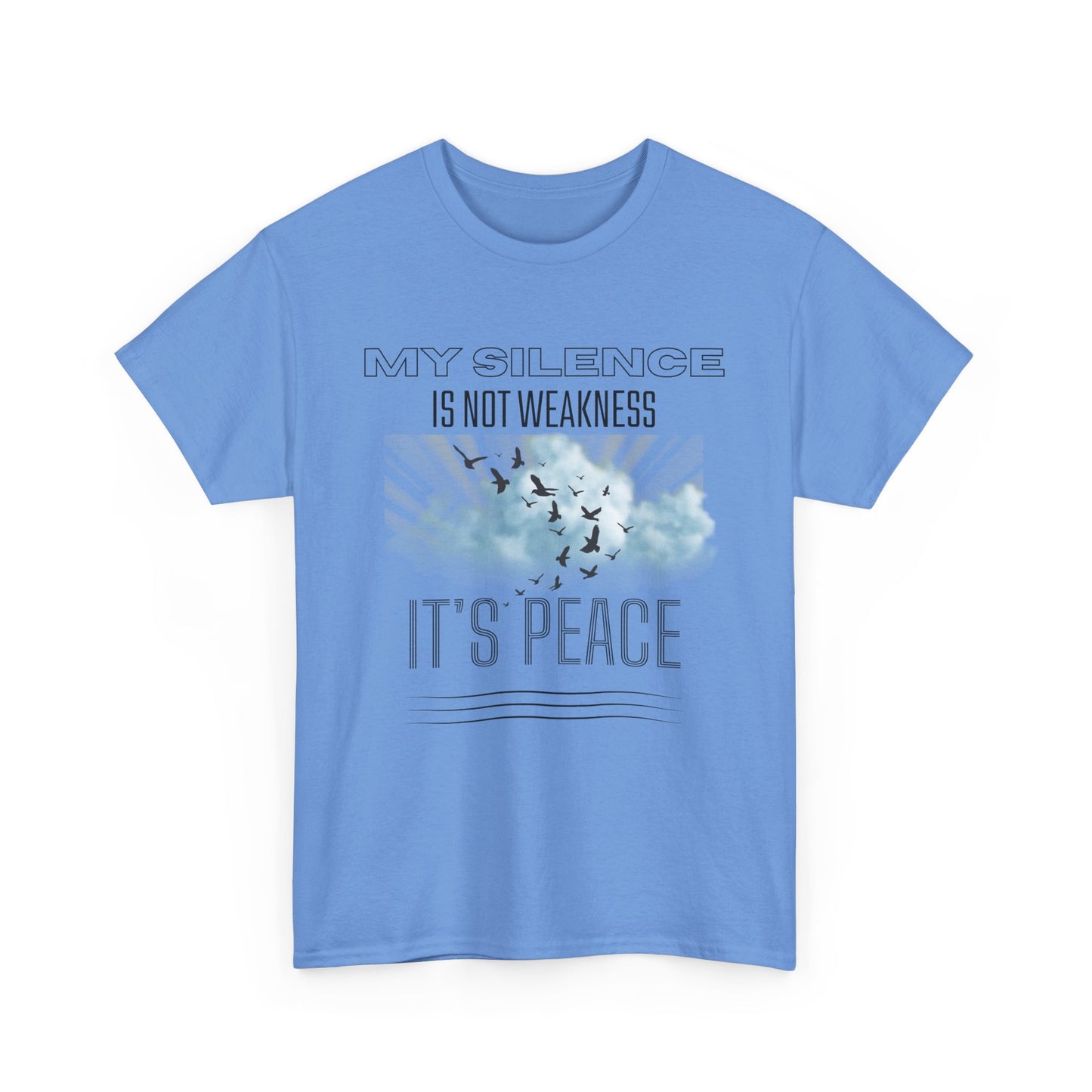 Inspirational Male Graphic Tee, Motivational Shirt, Casual Wear, Gifts for Friends, Peaceful Message, Everyday Comfort