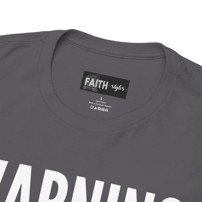 Warning Prank Season Unisex Heavy Cotton Tee | Fun Gift, Casual Wear, Comedy Merchandise, Birthday Gift, Prankster Shirt