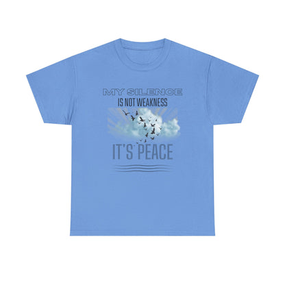 Inspirational Male Graphic Tee, Motivational Shirt, Casual Wear, Gifts for Friends, Peaceful Message, Everyday Comfort