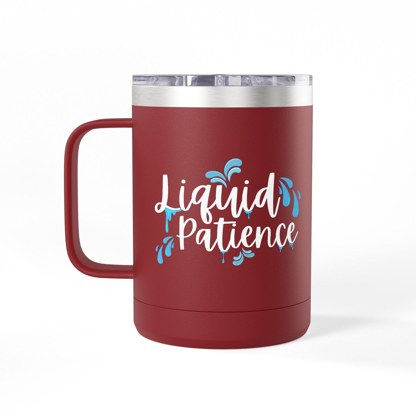 Liquid Patience Coffee Mug Tumbler | Perfect Gift for Coffee Lovers, Inspirational Drinkware, Home Office Accessory, Relaxation Gift, [...]