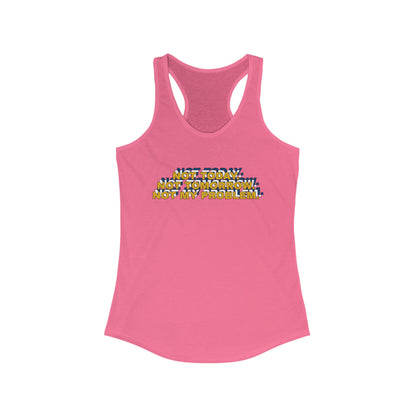 Women's Motivational Racerback Tank, Inspirational Workout Top, Fitness Apparel, Gym Shirt, Summer Workout Gear